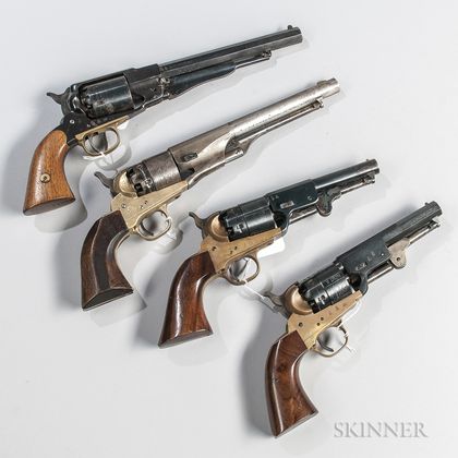 Four Reproduction Black Powder Revolvers