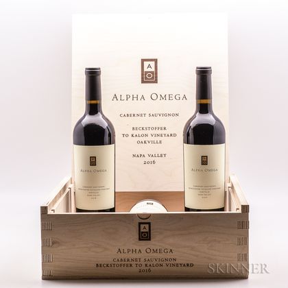 Alpha Omega Beckstoffer To Kalon 2016, 3 bottles (owc) 