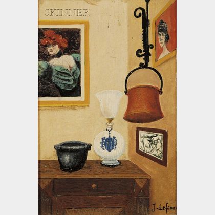 Jules Lefranc (French, 1887-1972) Intérieur...Lautrec