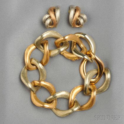 18kt Bicolor Gold Bracelet