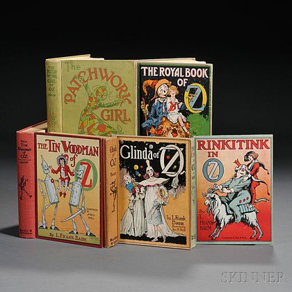 [Wizard of Oz] L. Frank Baum (1856-1919) Five Titles.