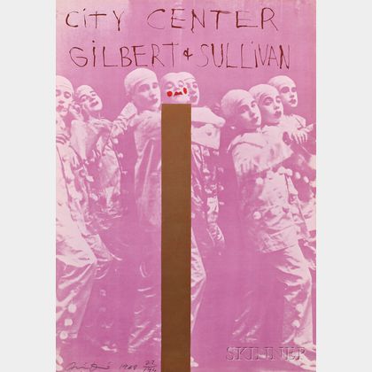 Jim Dine (American, b. 1935) City Center - Gilbert and Sullivan