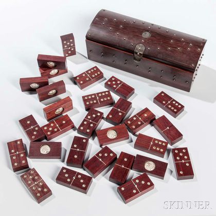 Boxed Hardwood Domino Set