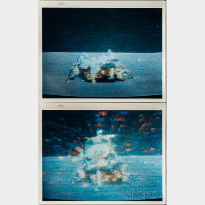 Apollo 15, Lunar Module, Liftoff Sequence, Four Photographs.