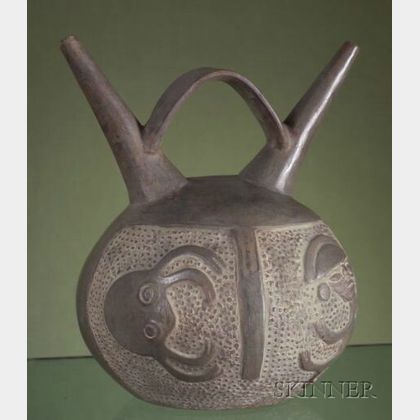 Pre-Columbian Spouted Vessel