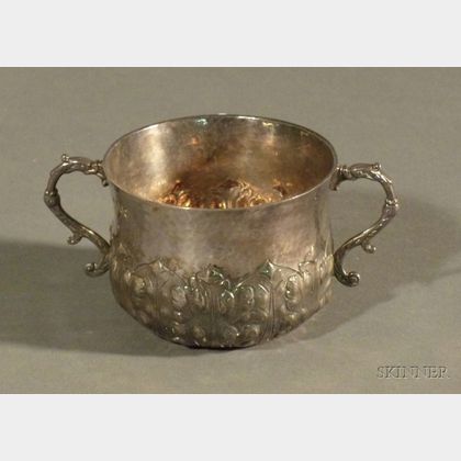Queen Anne-style Britannia Standard Caudle Cup