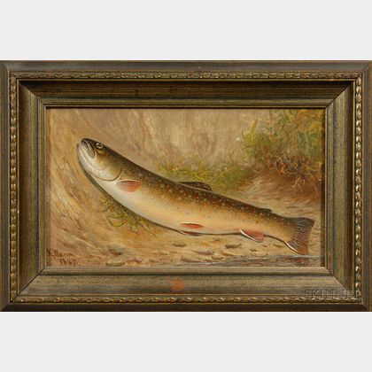 Asa Coolidge Warren (Boston and New York City, 1819-1904) Forge Pond Trout.