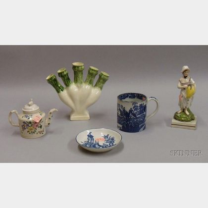 Five Assorted English Pottery Items