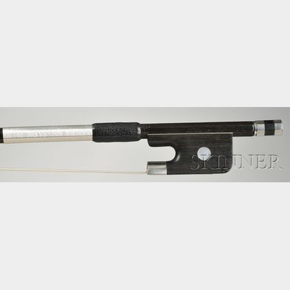 French Nickel Mounted Violoncello Bow