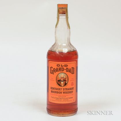 Old Grand Dad 4 Years Old 1955, 1 4/5 quart bottle 