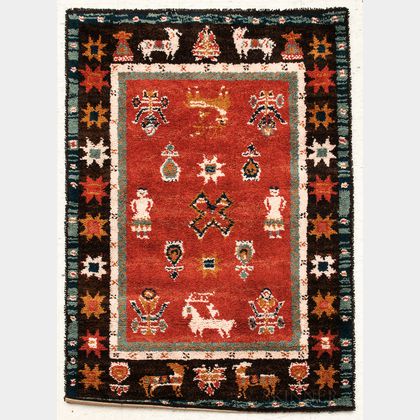Two EGE "Village Life" Rugs