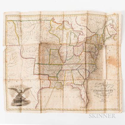 Schoyer, Solomon, Map of the United States Drawn from the Most Approved Surveys.
