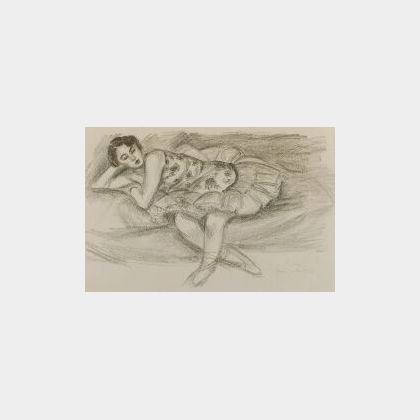 Henri Matisse (French, 1869-1954) Danseuse au Divan Pliee en deux