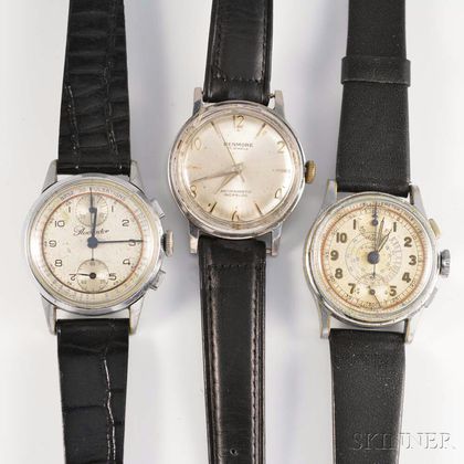 Three Vintage Manual-wind Wristwatches