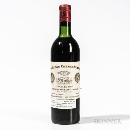 Chateau Cheval Blanc 1961, 1 bottle 