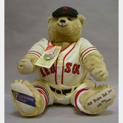 Collector's "1939 Boston Red Sox Cooperstown Teddy" Bear