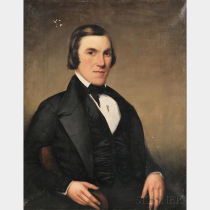 American School, 19th Century Portrait of a Young Man