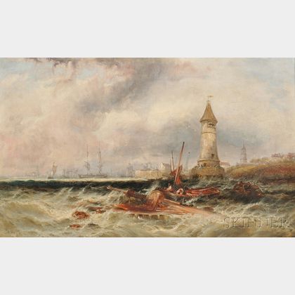 Edwin Hayes (English, 1820-1904) Mouth of the Scheldt
