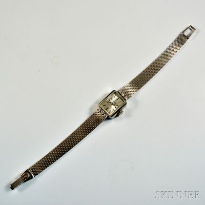 Omega 14kt White Gold and Diamond Lady's Wristwatch