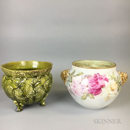 Two Ceramic Jardinieres