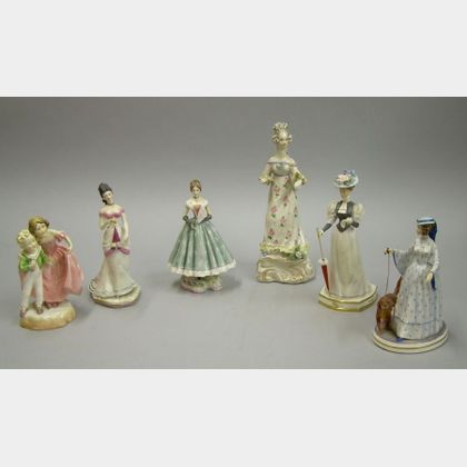 Six Assorted Porcelain Figures
