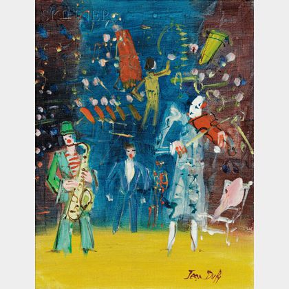 Jean Dufy (French, 1888-1964) Clowns musiciens