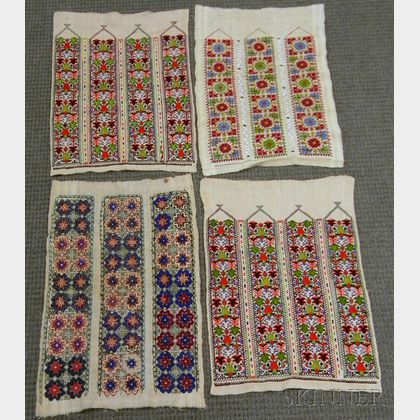 Four Small Greek Island Embroideries