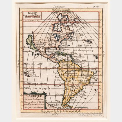 Three 18th Century Framed Maps.