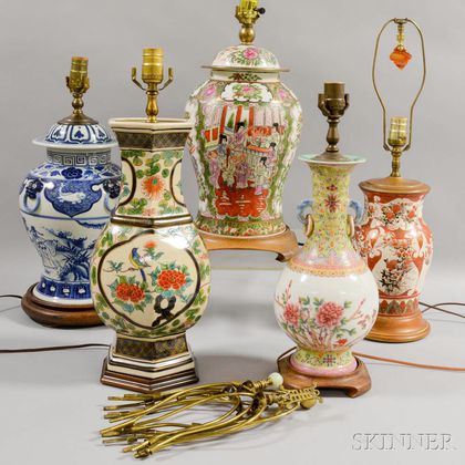 Five Chinese Ceramic Vases