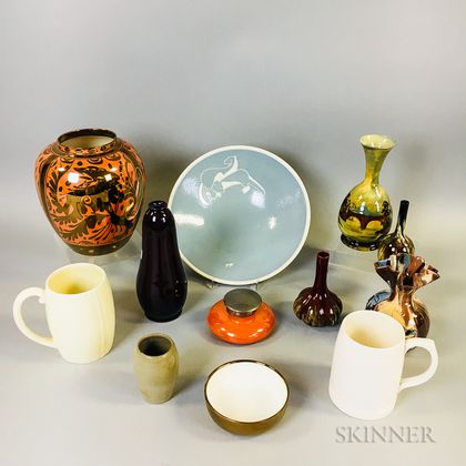 Twelve Mostly English Ceramic Items