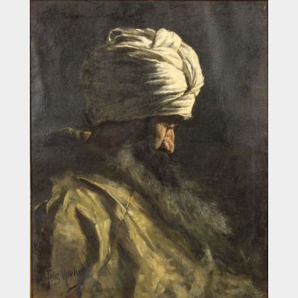 Fritz Martin (German, b. 1859) Man with a Turban