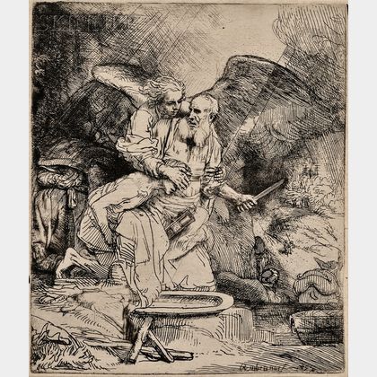 Rembrandt van Rijn (Dutch, 1606-1669) Abraham's Sacrifice
