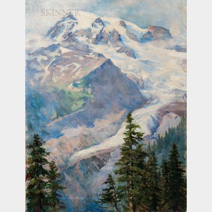 Marion Boyd Allen (American, 1862-1941) Rocky Mountain Landscape