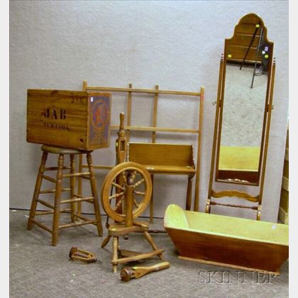 Six Assorted Furniture and Decorative Items