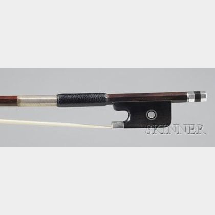 Silver Mounted Violoncello Bow, Alfred Nurnberger Workshop