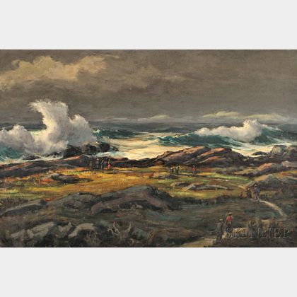 Alfred Russel Fuller (American, 1899-1980) The Hurricane / Monhegan Island, Maine