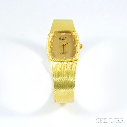 18kt Gold Longines Wristwatch