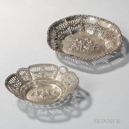 Two German Silver Dishes