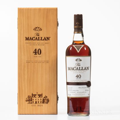 Macallan 40 Years Old, 1 750ml bottle (owc) 