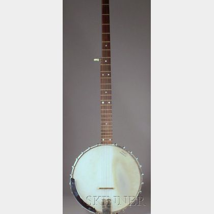 American Five-String Banjo, The Vega Company, Boston, c. 1960, Model 35-5 Folklore