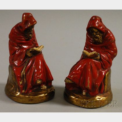 Pair of Bronze-clad Bookends