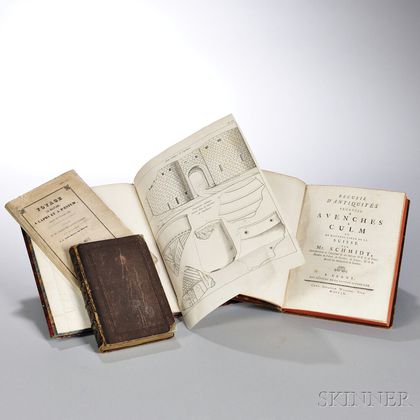 Schmidt, Friedrich Samuel von (1737-1796) Recueil d'Antiquités Trouvées a Avenches a Culm , and Three Others.