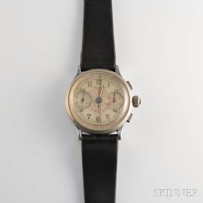 Welsbro Three-pusher Flyback Chronograph Wristwatch