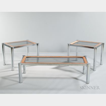 Three Modern Occasional Tables 