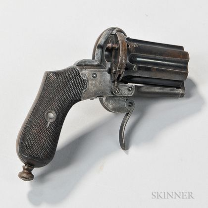 Pepperbox Pinfire Revolver