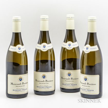 Bitouzet Prieur Meursault Perrieres 2014, 4 bottles 