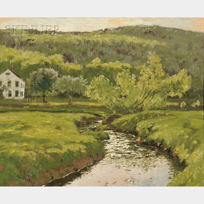 Benjamin (Ben) Foster (American, 1852-1926) Summer Landscape