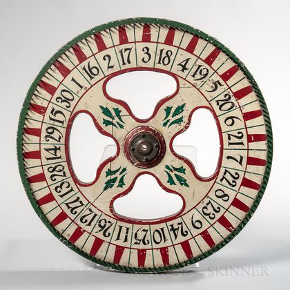 Paint-decorated Wheel of Chance