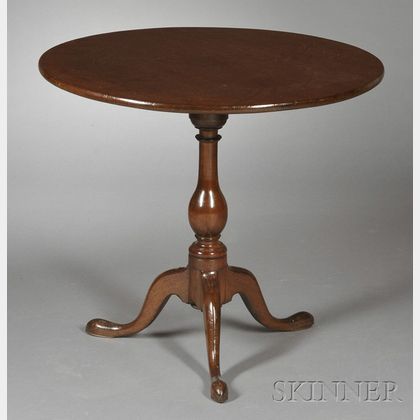 George III-style Mahogany Tilt-top Table