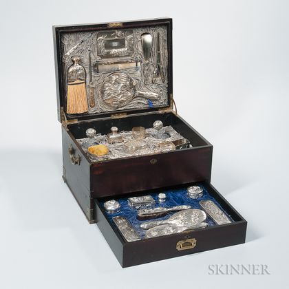 Sterling Silver Vanity Set in Box